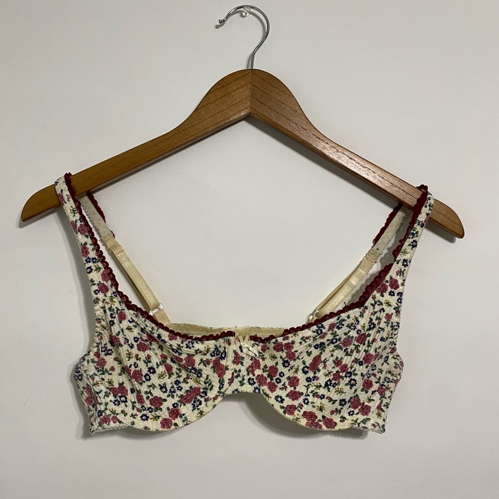 Women's Vintage 90's Floral Bralette